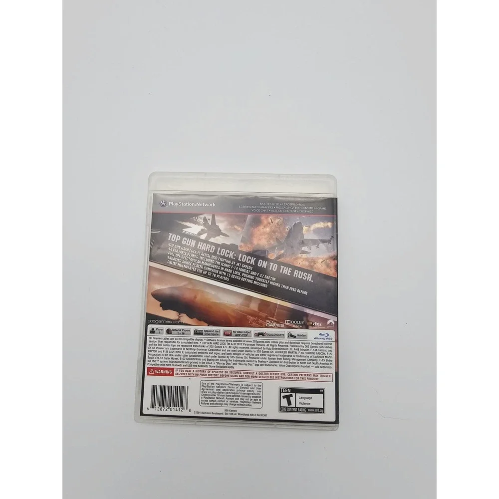 Top Gun Hard Lock - Sony PlayStation 3